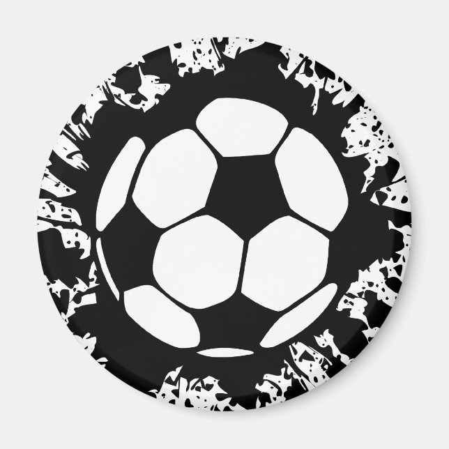 Fußball Splat. Magnet (Vorne)