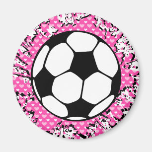 Fußball Splat. Magnet
