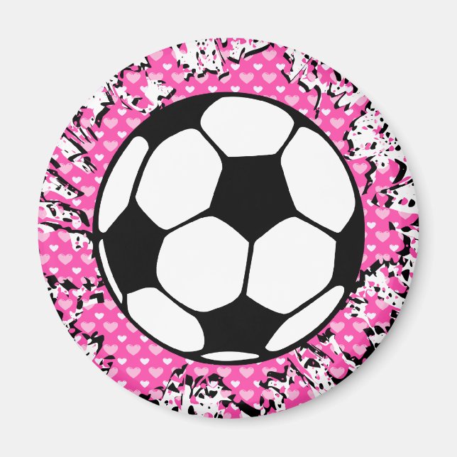 Fußball Splat. Magnet (Vorne)