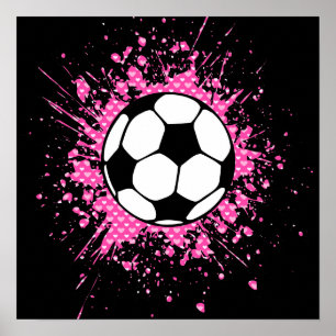 Fußball Splatz Poster