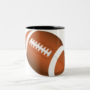 Fußball-Sport-Ball-Team-Spiel, das Stern-Trainer Zweifarbige Tasse