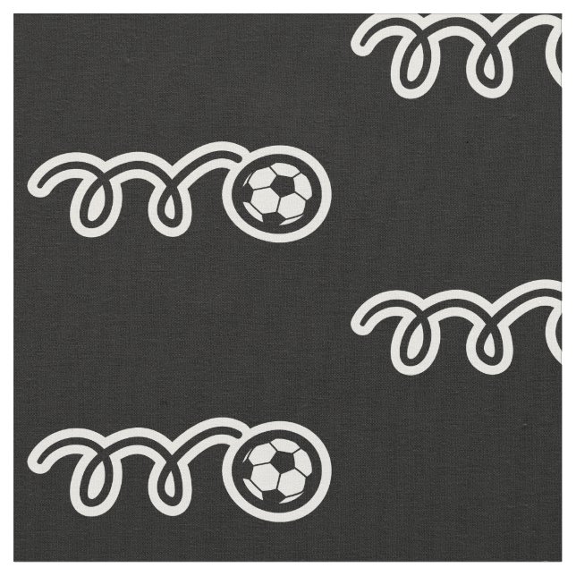 Fußball | Sport-Textil-Druck Stoff (Nahaufnahme)