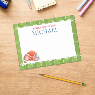 Fußball Sportbälle Kinder Individuelle Lunchbox  Post-it Klebezettel