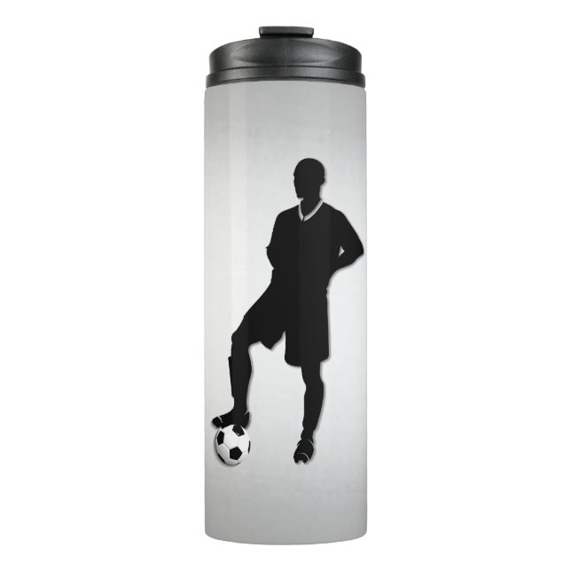 Fußball/Sportdesign Thermosbecher (Vorderseite)