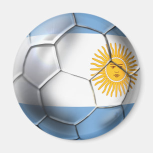 Fußball-Sportfans Argentiniens Argentinien Magnet