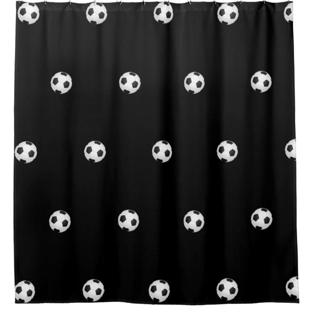 Fußball-Sporthafen Dusche Vorhang (Vorderseite)