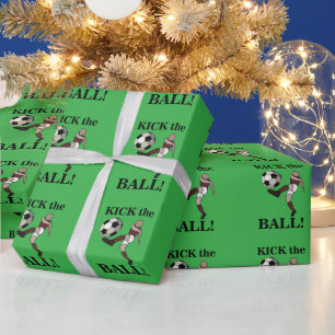 Fußball-Sportler-Trainer-Geburtstag Geschenkpapier
