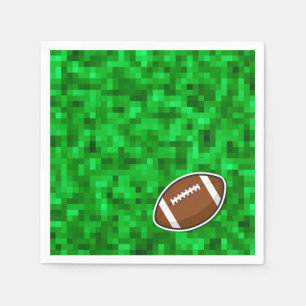 Fußball Sportrasen Touchdown Fans Spiel Spaß Serviette