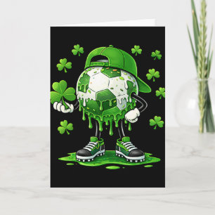 Fußball St Patricks Day Jungen Kinder Drip Sport G Karte