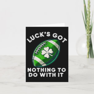 Fußball St. Patrick's Day Jungen Männer St. Paddys Karte