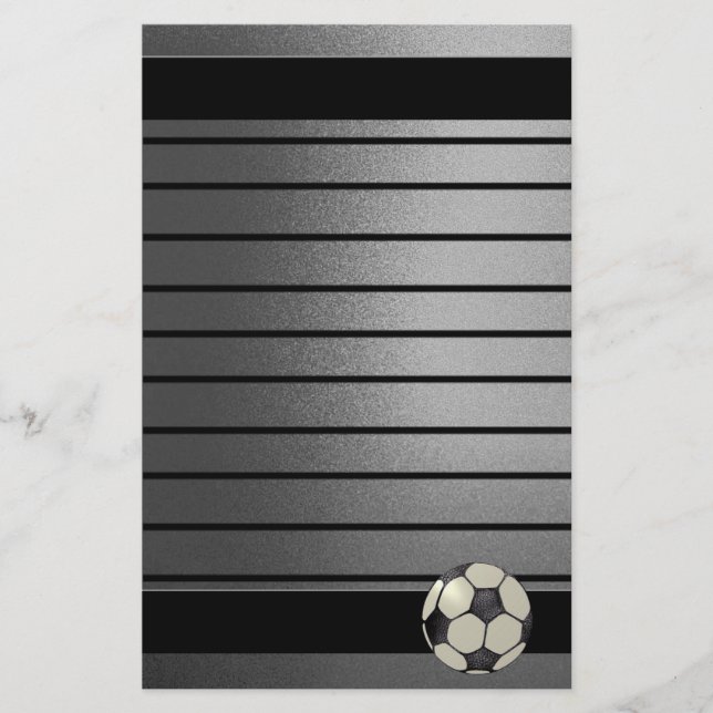 Fußball-Stationär-Design 2 Briefpapier (Vorderseite)