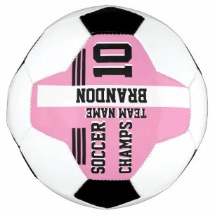 Fußball-Stempel personalisierter Pink-Wildspieler Fußball