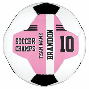 Fußball-Stempel Rosa Basis personalisierter Sports Fußball