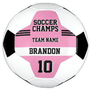 Fußball-Stempeln Rosa personalisierter Sportspiele Fußball