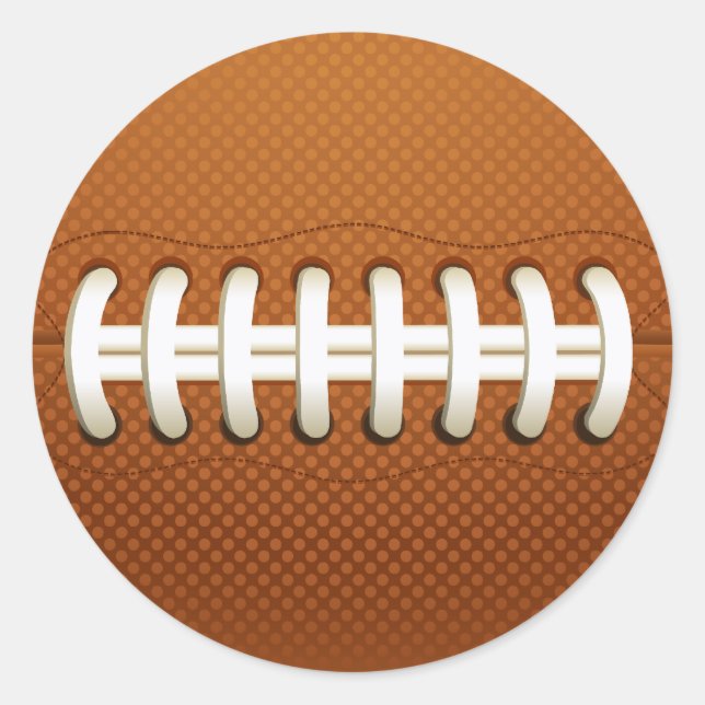 Fußball-Sticker Runder Aufkleber (Vorderseite)