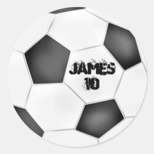 Fußball-Sticker Runder Aufkleber