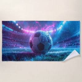 Fußball Strandtuch