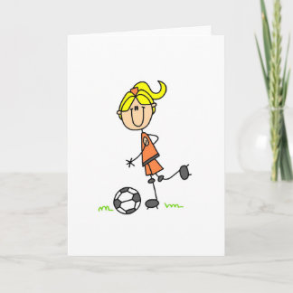 Fußball-Strichmännchen Karte