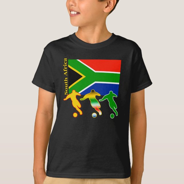 Fußball-Südafrika-Dunkelheits-T - Shirt (Vorderseite)
