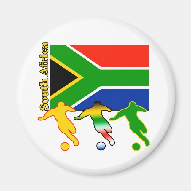 Fußball Südafrika Magnet (Vorne)