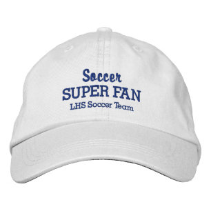 Fußball Super Fan benutzerdefinierte High School S Bestickte Baseballkappe