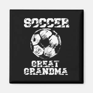 Fussball Super-Oma Lustige Fußballspielerin Oma Magnet