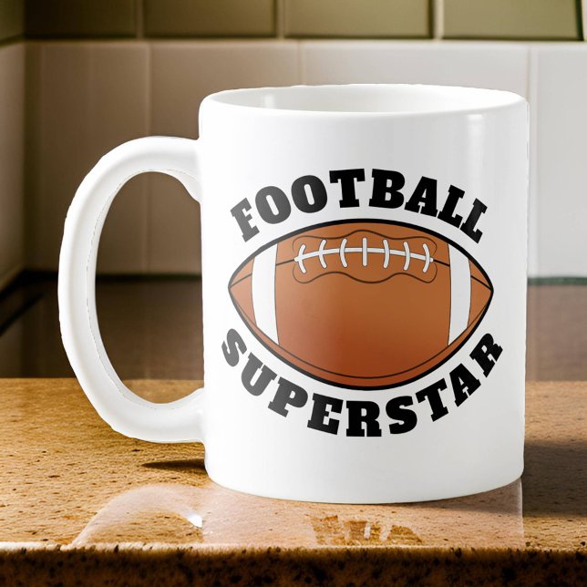 Fußball Superstar Sport Kaffeetasse (Football Superstar Mug)