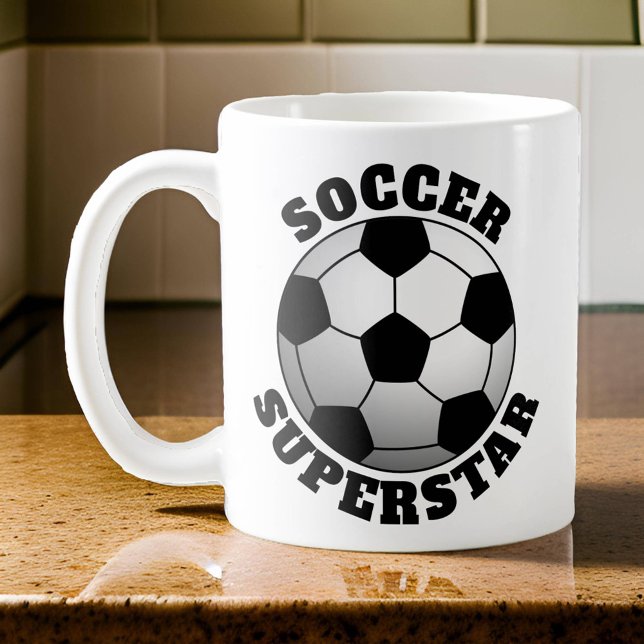 Fußball Superstar Sport Kaffeetasse (Soccer Superstar Mug)