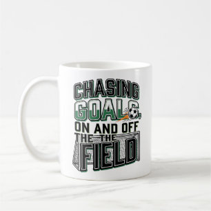 Fußball-T-Shirt-Design im Vintage-Stil_1 Kaffeetasse