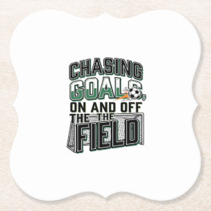Fußball-T-Shirt-Design im Vintage-Stil_1 Untersetzer