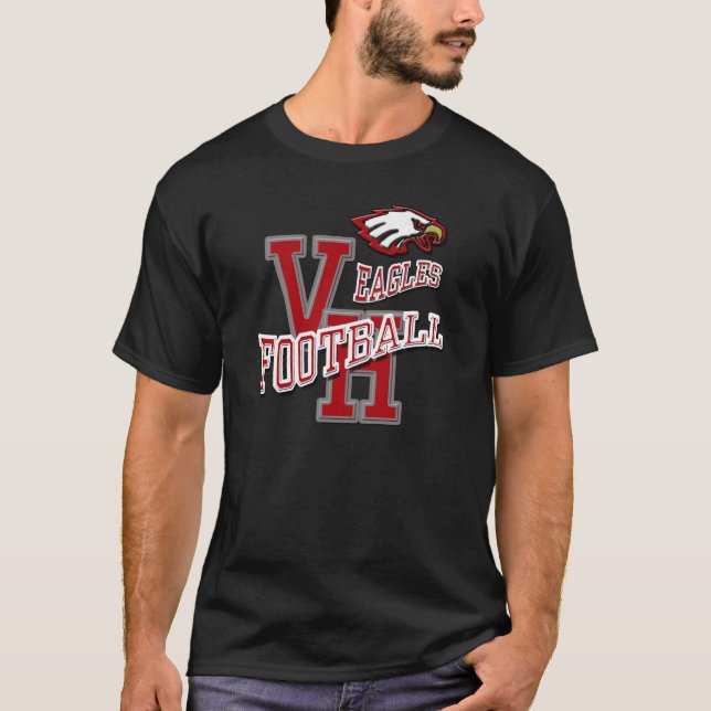 Fußball-T - Shirt-Dunkelheit Vans Horn Eagles T-Shirt (Vorderseite)
