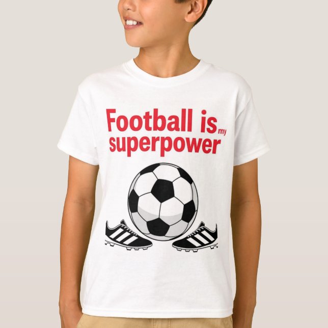 Fußball T-Shirt für Kinder  (Vorderseite)