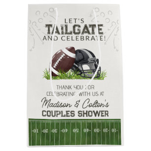 Fußball Tailgate & Celebrate Paare Dusche Gefallen Mittlere Geschenktüte