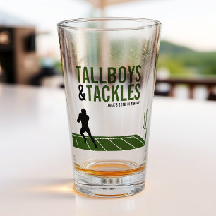 Fußball Tallboys & Tackles Sport-Geburtstagsfeier Glas