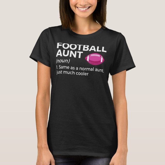Fußball-Tante Definition 1 T-Shirt (Vorderseite)