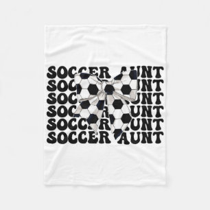 Fußball Tante Fußball Tante Kokette Schleife Fleecedecke