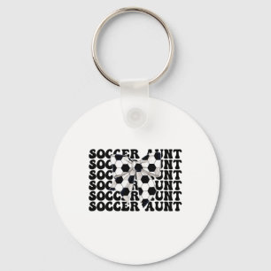 Fußball-Tante Fußball-Tante Kokette Schleife Schlüsselanhänger