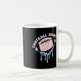 Fußball-Tante von jemandes Loud Mouth Football Tan Kaffeetasse