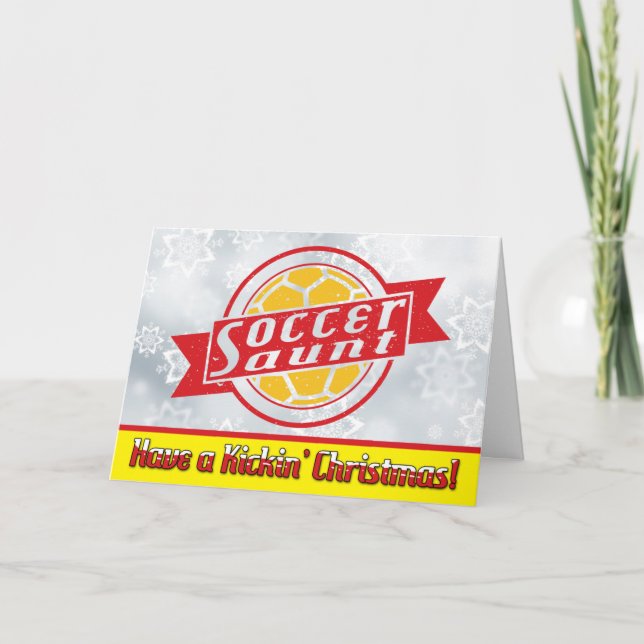 Fußball-Tante Weihnachten (Vorderseite)