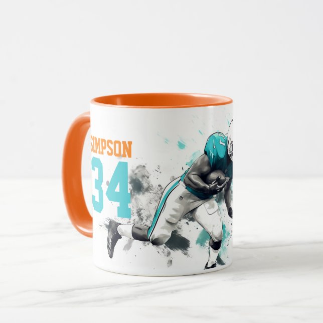Fußball Tasse (Vorderseite Links)