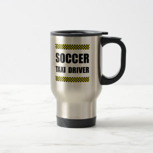 Fußball-Taxi-Fahrer Reisebecher