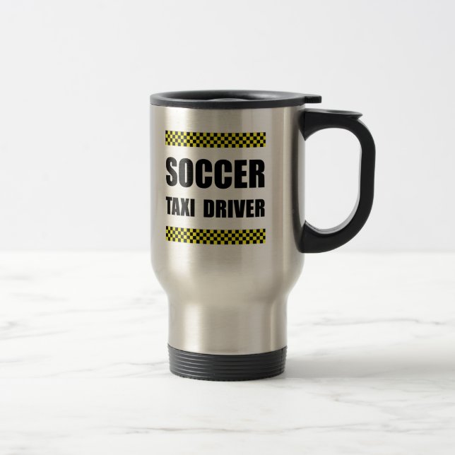 Fußball-Taxi-Fahrer Reisebecher (Rechts)