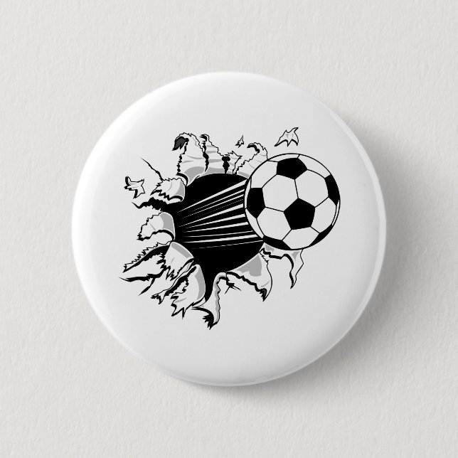 Fußball Tearout Button (Vorderseite)