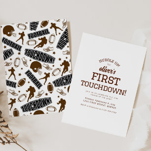 Fußball Thema Geburtstagsparty Einladung