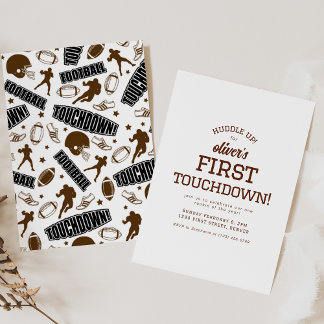 Fußball Thema Geburtstagsparty Einladung