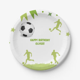 Fußball Theme Paper Plate Football Party liefert Pappteller