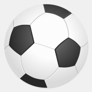 Fußball-Themed Geburtstags-Party-Aufkleber Runder Aufkleber