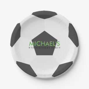 Fußball-Themed Geburtstags-Party Pappteller
