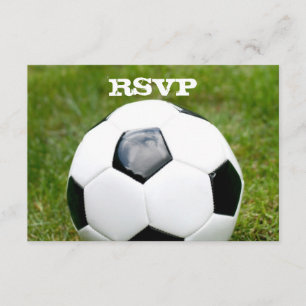 Fußball Themed UAWG RSVP Karte