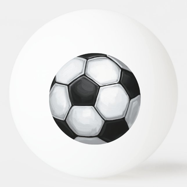 Fußball Tischtennisball (Vorderseite)